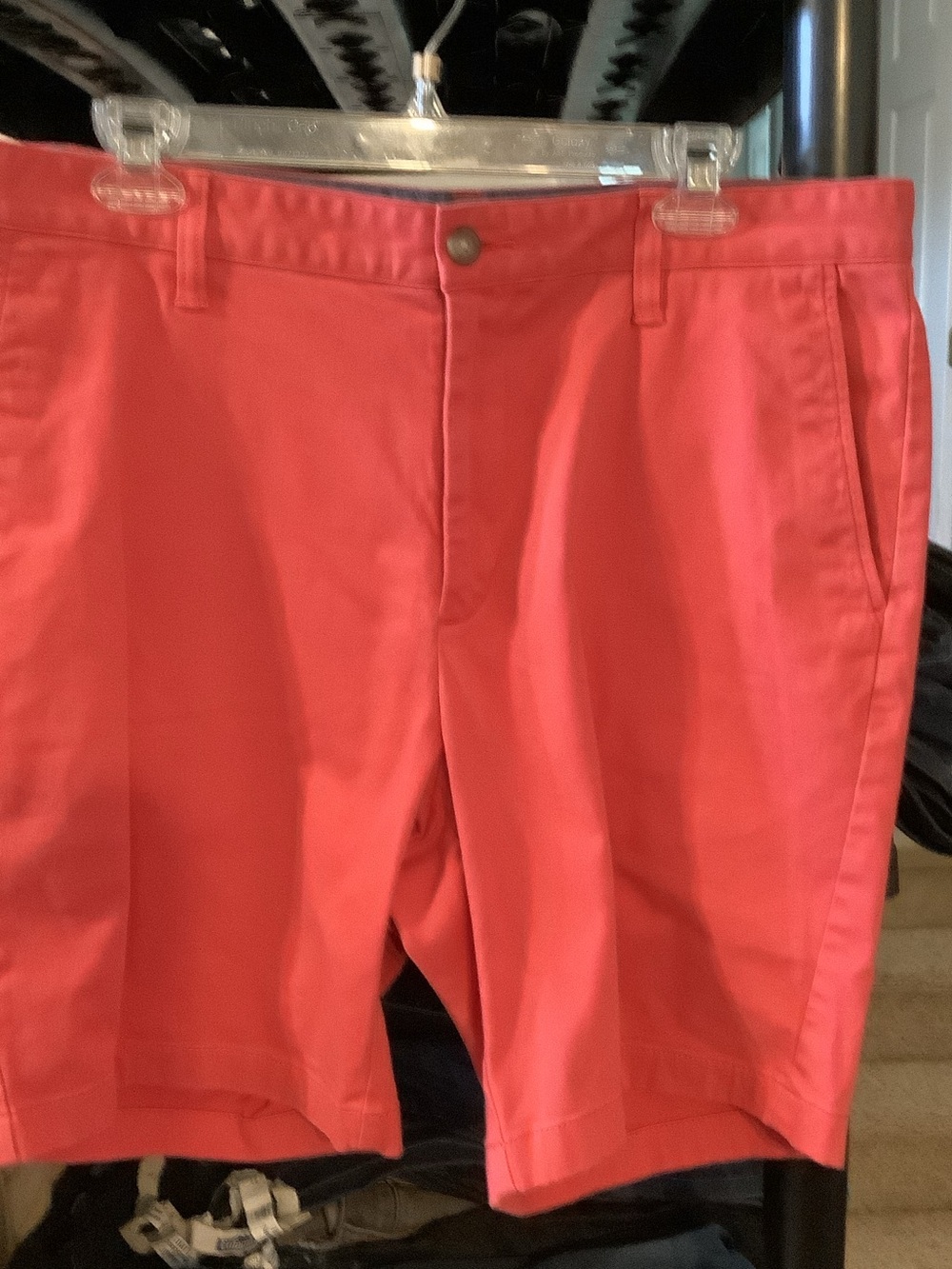 Nautica Coral Red Men's‎ Bermuda Shorts,34